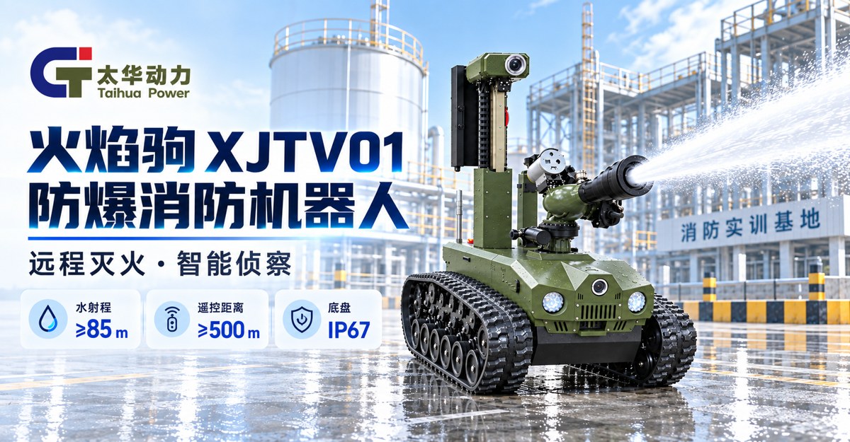 火焰驹XJTV01防爆消防机器人